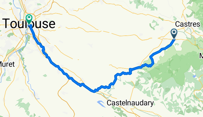 From Viviers-lès-Montagnes to Toulouse