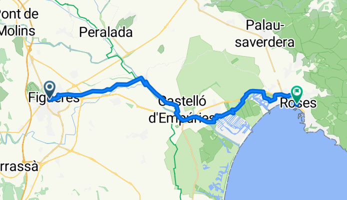 Figueres to Roses