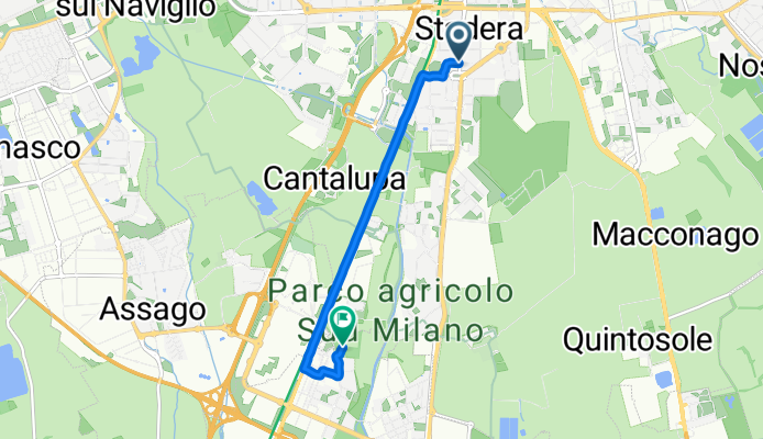 Da Via Giorgio Savoia a Via Rozzano