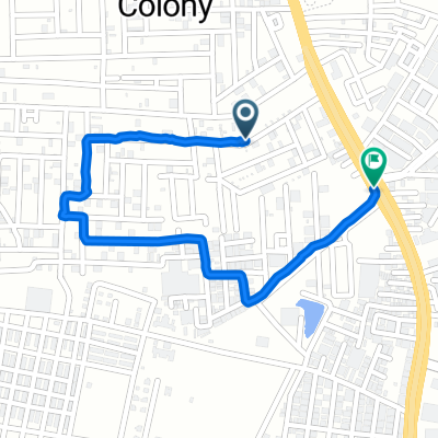 Happy Residency to Gachibowli - Miyapur Road