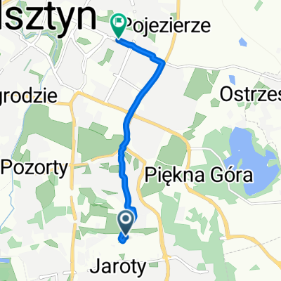 Jana Boenigka 34A do aleja Marszałka Józefa Piłsudskiego 61B