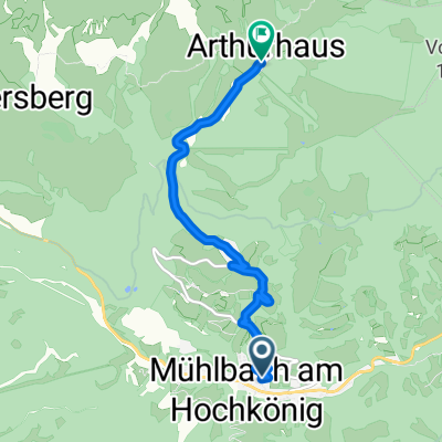 Hochkönigstraße nach Arthurhaus