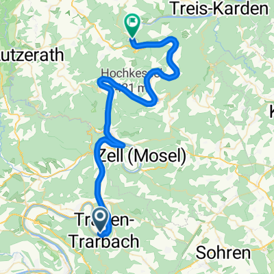 Rottmannstraße, Traben-Trarbach nach Klostertreppe, Cochem