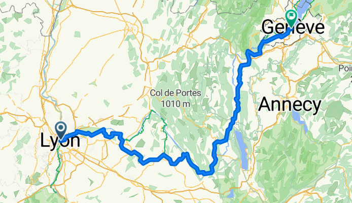 Von Lyon bis Genf