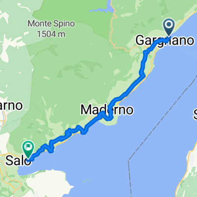 Via del Ruc, Gargnano nach Via Lungolago Giuseppe Zanardelli, Salò