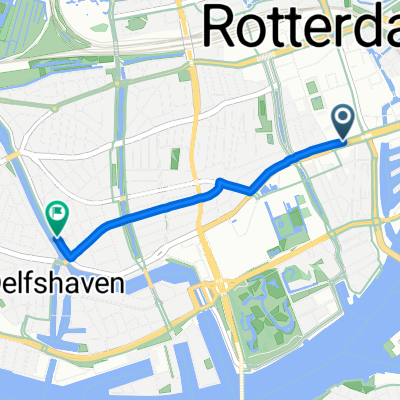 Binnenwegplein, Rotterdam naar Samuel Mullerplein, Rotterdam