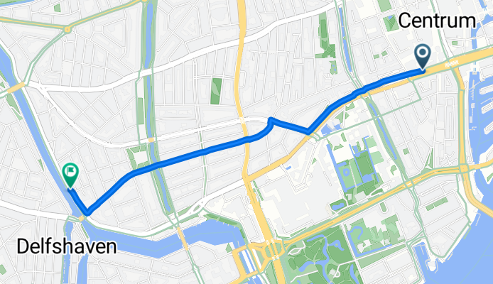 Binnenwegplein, Rotterdam naar Samuel Mullerplein, Rotterdam
