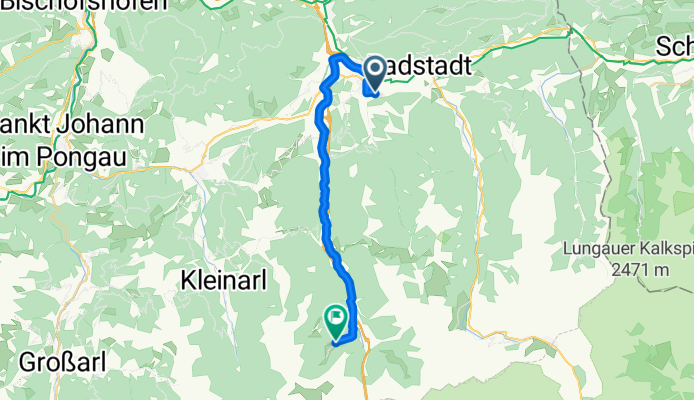 Kellerdörfl, Altenmarkt im Pongau nach Marbachalmweg, Flachau