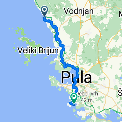 Peroi nach Ulica Verudella, Pula