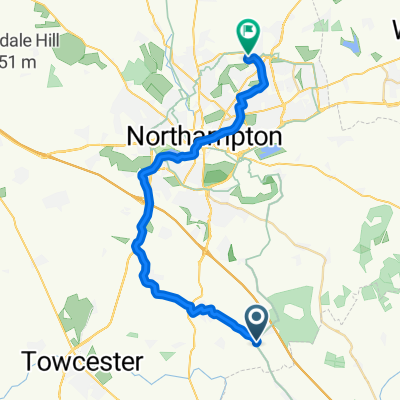 Folly Lane, Northampton to Pond Wood Close, Northampton