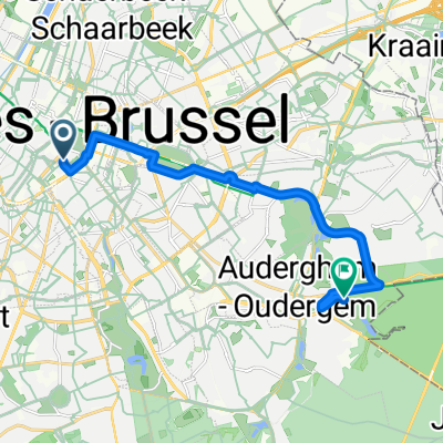Route in Brussels