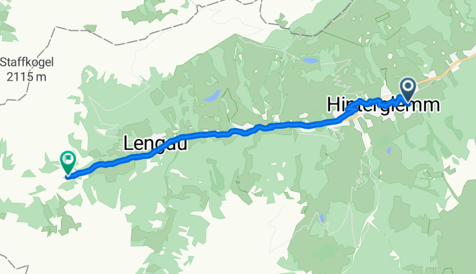 Ellmauweg, Saalbach-Hinterglemm nach Talschlussweg, Saalbach-Hinterglemm