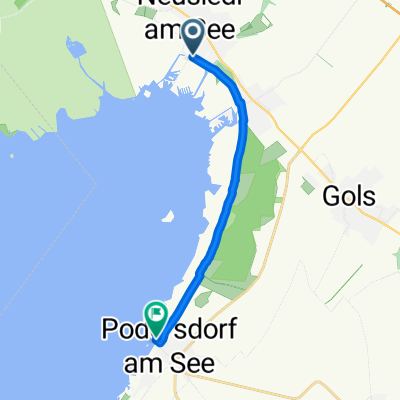 Sportzentrum, Neusiedl am See nach Podersdorf am See