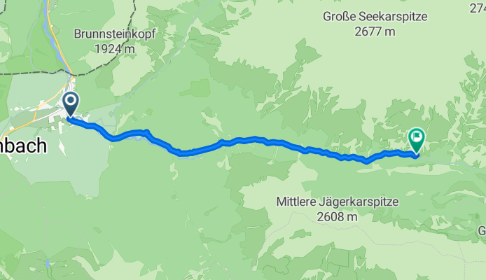 Stetige Fahrt zum Isarursprung