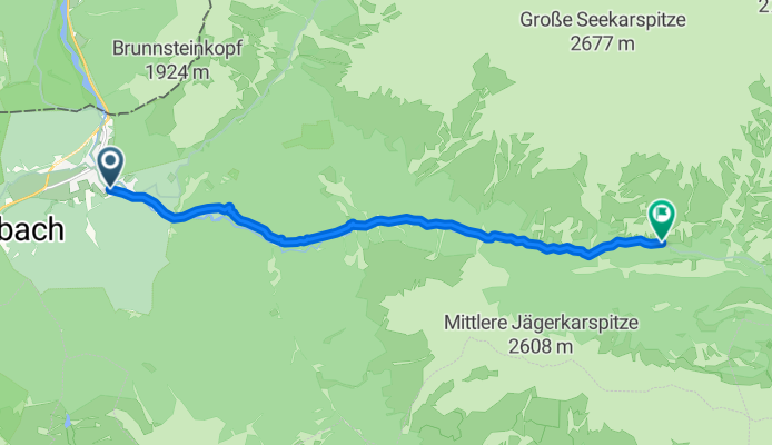 Stetige Fahrt zum Isarursprung