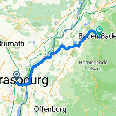 Von Straßburg bis Baden-Baden