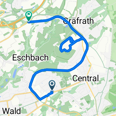 Wiederhergestellte Route
