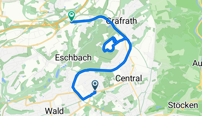Wiederhergestellte Route