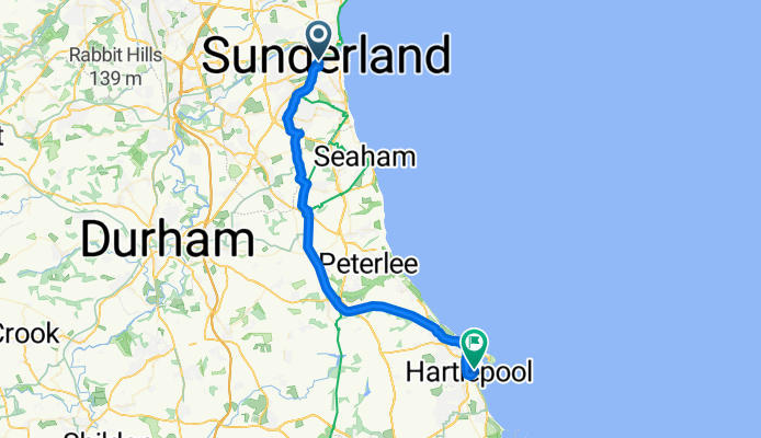 DD..Sunderland to Hartlepool
