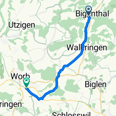 Küebiweg, Bigenthal nach Richigenstrasse, Worb