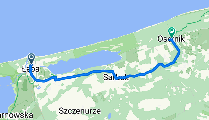 Wojska Polskiego, Łeba do Latarników, Sasino