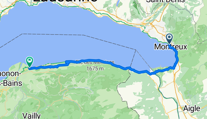 46.436, 6.910 to 46.394, 6.539