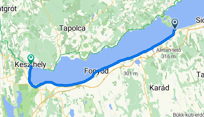 Camping nach Keszthely