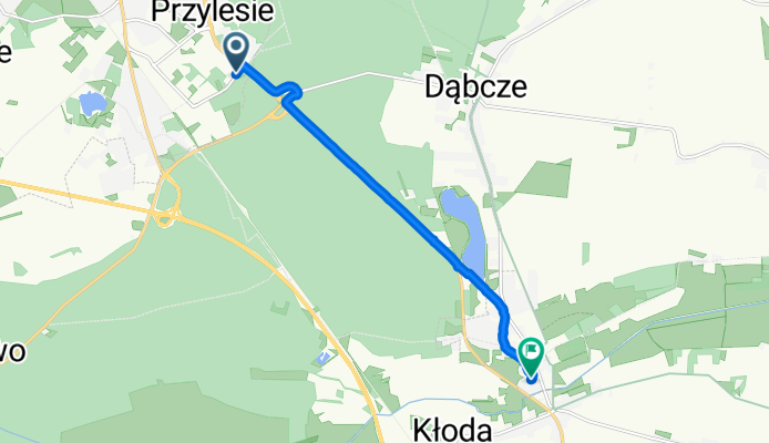 Da Geodetów a Okrężna 22A