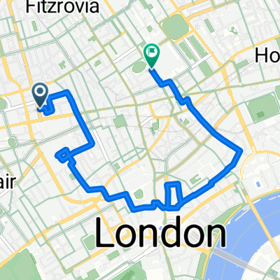 Route in London