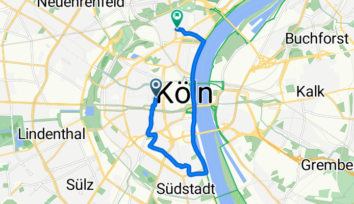 Breite Straße, Köln nach Balthasarstraße, Köln