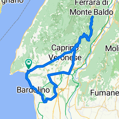 Via Monte Baldo, Garda nach Via Monte Baldo, Garda