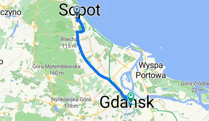 Tadeusza Kościuszki to Angielska Grobla