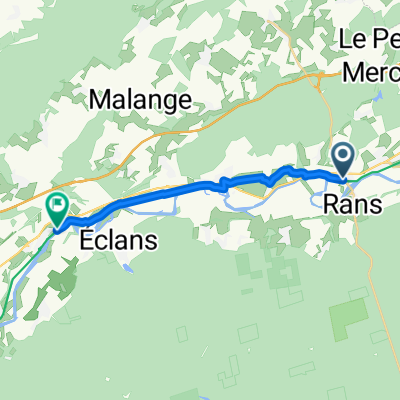 Grande Rue, Ranchot to Rue sous les Roches, Rochefort-sur-Nenon