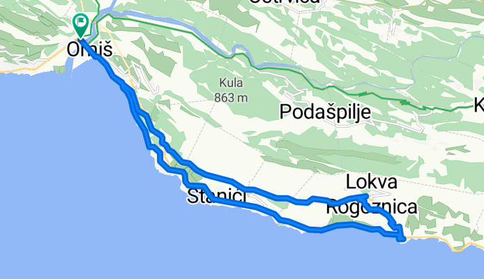 Cetinska cesta nach Cetinska cesta