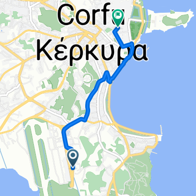 Kerkira naar Agiou Vasileiou