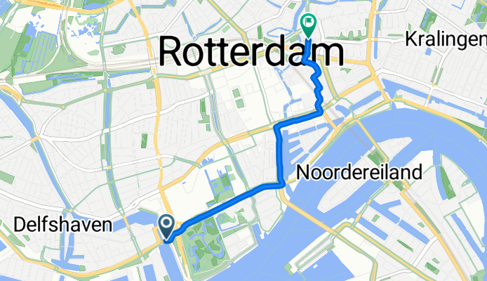 Sint-Jobsweg, Rotterdam naar Admiraal de Ruyterweg, Rotterdam