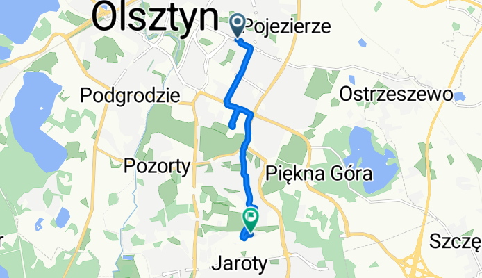 aleja Marszałka Józefa Piłsudskiego 61B do Jana Boenigka