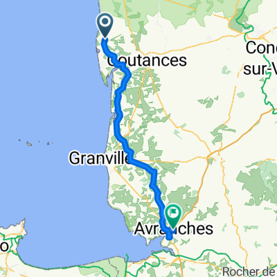 From Gouville-sur-Mer to Avranches