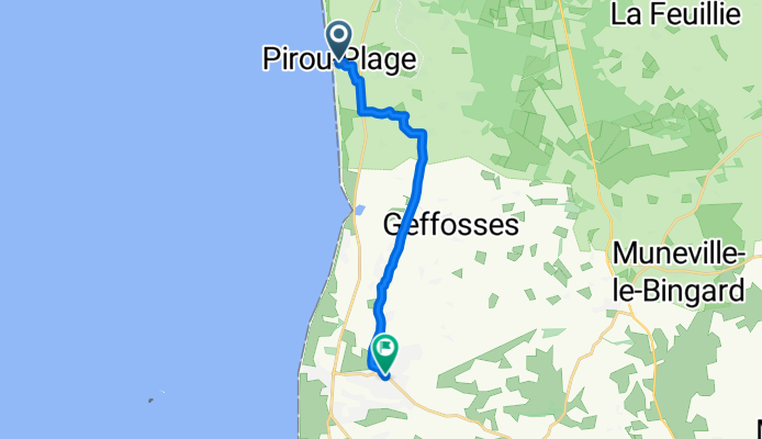 From Pirou to Gouville-sur-Mer