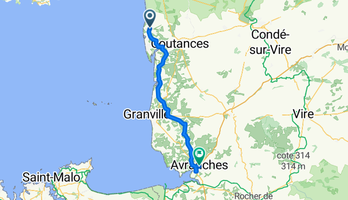 From Gouville-sur-Mer to Avranches