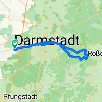 Über Kotlettpfad uum Bessunger Forsthaus u zurück