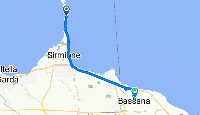 Viale Guglielmo Marconi nach Via Bassana