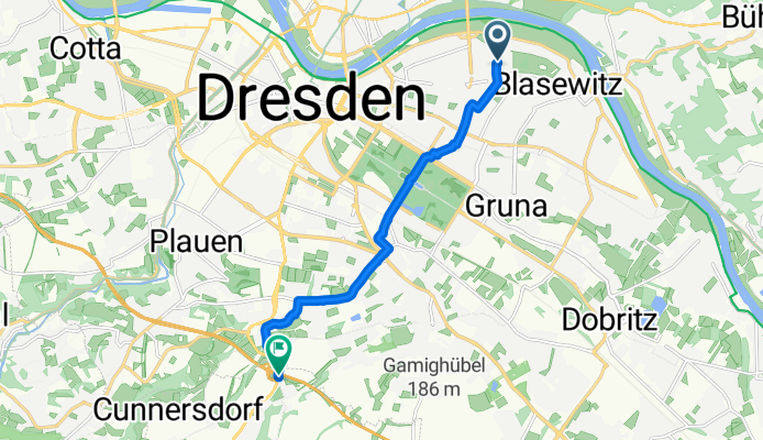 Fetscherstraße nach Nöthnitzer Hang