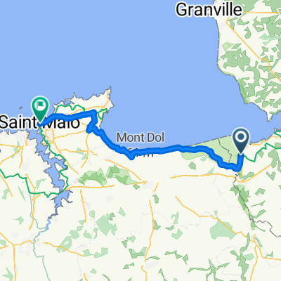 Route du Mont Saint-Michel Bis nach Rue de la Corne de Cerf