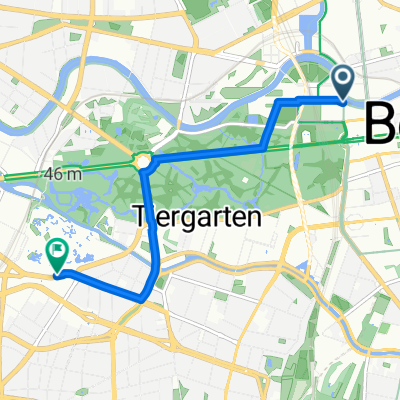 Ebertstraße, Berlin to Budapester Straße, Berlin