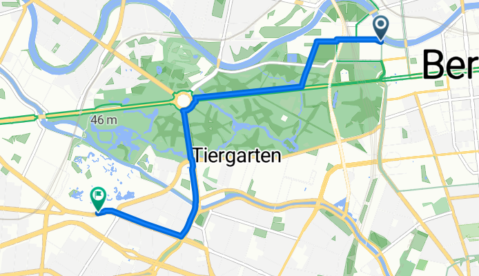 Ebertstraße, Berlin to Budapester Straße, Berlin