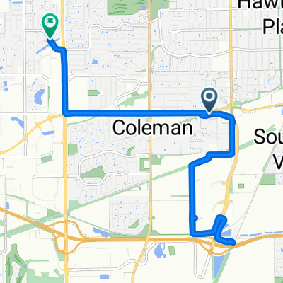 South Park Avenue to Post Oak Court