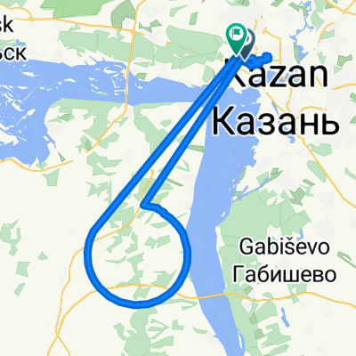 Маршрут на улица Восстания, Казань