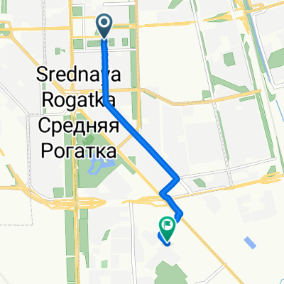 улица Типанова, Санкт-Петербург до улица Фёдора Котанова, Санкт-Петербург