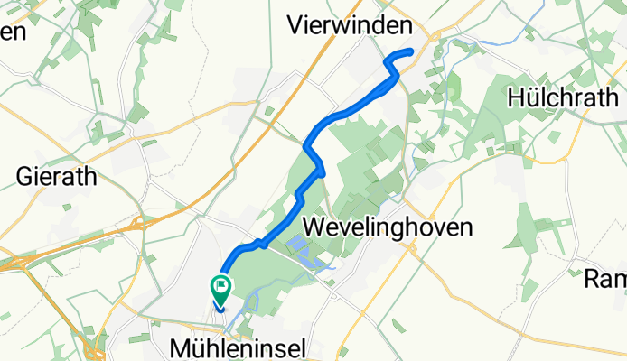 Gerberstraße, Grevenbroich nach Gerberstraße, Grevenbroich